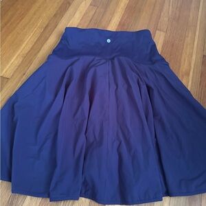 HALARA Deep Blue A-Line Skirt